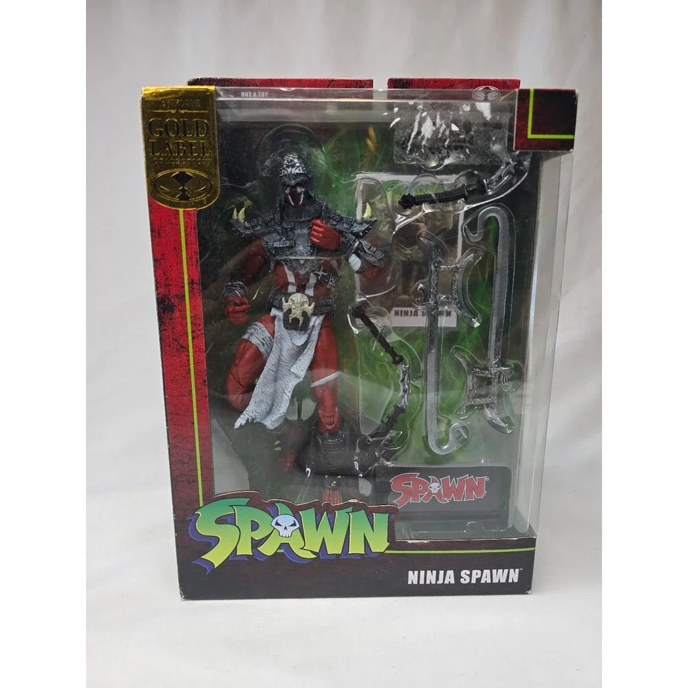 Ninja Spawn Todd McFarlane  Gold Label Variant Figure